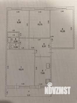 4-к квартира, вторичка, 75м2, 5/5 этаж
