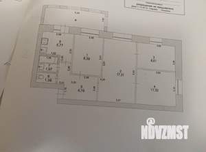 4-к квартира, вторичка, 62м2, 1/5 этаж