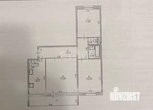 2-к квартира, вторичка, 69м2, 1/10 этаж