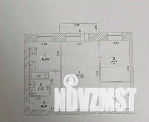 2-к квартира, вторичка, 44м2, 5/5 этаж