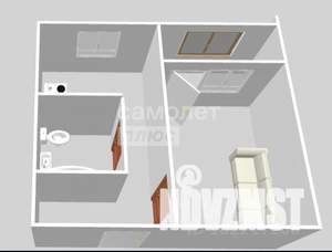 1-к квартира, вторичка, 27м2, 5/9 этаж