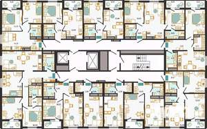 2-к квартира, вторичка, 46м2, 2/14 этаж