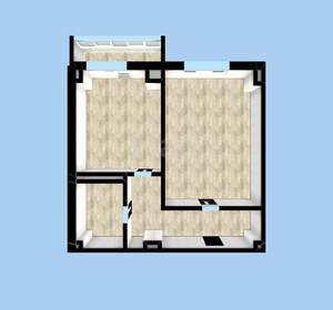 Студия квартира, вторичка, 48м2, 11/22 этаж