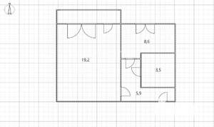1-к квартира, вторичка, 37м2, 6/10 этаж