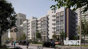 2-к квартира, строящийся дом, 49м2, 14/16 этаж