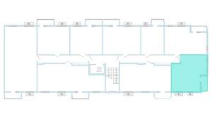 1-к квартира, вторичка, 39м2, 5/9 этаж