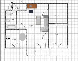 3-к квартира, вторичка, 41м2, 2/4 этаж