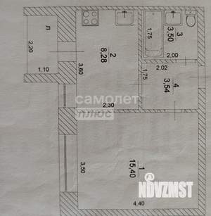 1-к квартира, вторичка, 31м2, 5/5 этаж