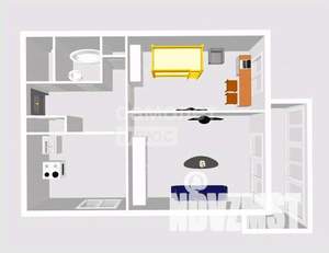 2-к квартира, вторичка, 48м2, 5/9 этаж