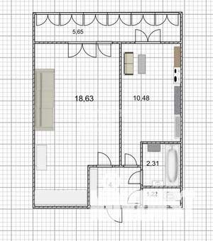 1-к квартира, вторичка, 37м2, 5/12 этаж