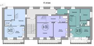 3-к квартира, вторичка, 118м2, 4/5 этаж