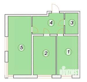 2-к квартира, строящийся дом, 81м2, 4/5 этаж