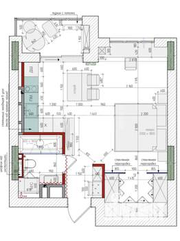 Студия квартира, вторичка, 36м2, 22/23 этаж