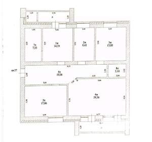 4-к квартира, вторичка, 114м2, 3/5 этаж