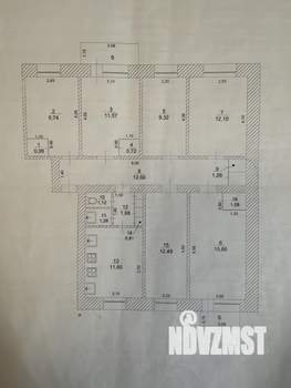 6-к квартира, вторичка, 104м2, 5/5 этаж