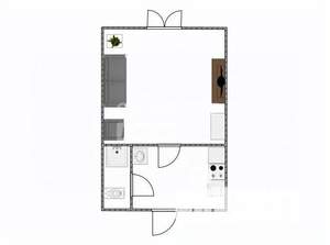 Студия квартира, вторичка, 13м2, 3/5 этаж