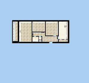 3-к квартира, вторичка, 75м2, 6/12 этаж