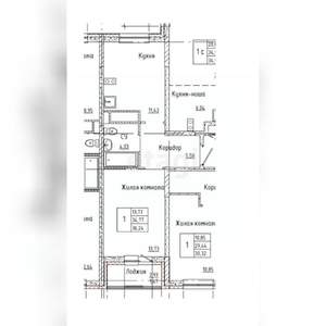1-к квартира, вторичка, 36м2, 11/18 этаж