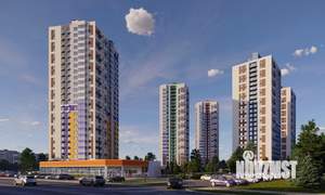 1-к квартира, строящийся дом, 33м2, 17/24 этаж