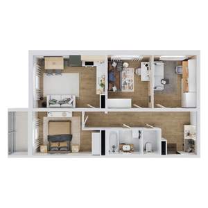 4-к квартира, вторичка, 65м2, 8/14 этаж