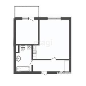 1-к квартира, вторичка, 37м2, 6/24 этаж