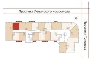 1-к квартира, вторичка, 46м2, 3/9 этаж
