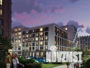 1-к квартира, строящийся дом, 34м2, 6/9 этаж