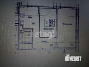 2-к квартира, вторичка, 49м2, 2/17 этаж