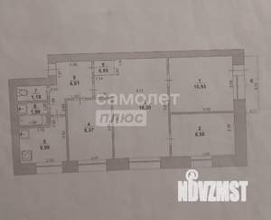4-к квартира, вторичка, 60м2, 5/5 этаж