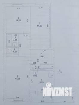3-к квартира, вторичка, 67м2, 5/5 этаж
