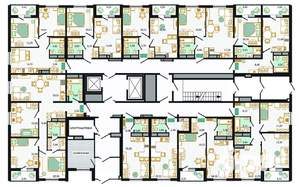 2-к квартира, вторичка, 52м2, 1/14 этаж