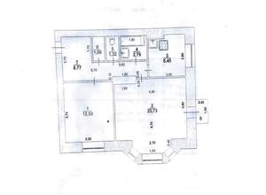 2-к квартира, вторичка, 54м2, 2/3 этаж