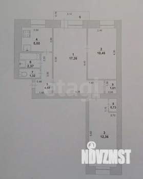 3-к квартира, вторичка, 55м2, 7/9 этаж