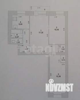 3-к квартира, вторичка, 55м2, 7/9 этаж