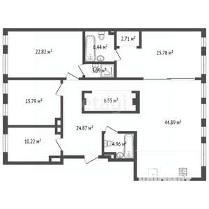 3-к квартира, вторичка, 171м2, 7/7 этаж