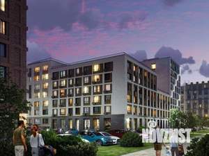 2-к квартира, строящийся дом, 65м2, 2/7 этаж