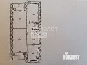 3-к квартира, вторичка, 68м2, 4/5 этаж