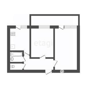 2-к квартира, вторичка, 53м2, 8/10 этаж