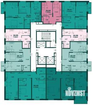 3-к квартира, вторичка, 99м2, 23/24 этаж
