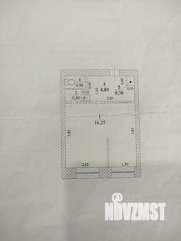 1-к квартира, вторичка, 23м2, 4/5 этаж