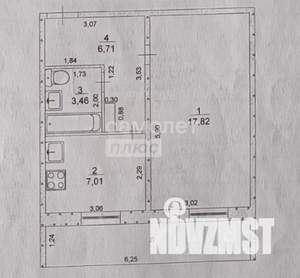 1-к квартира, вторичка, 35м2, 3/10 этаж