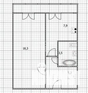 1-к квартира, вторичка, 35м2, 14/14 этаж