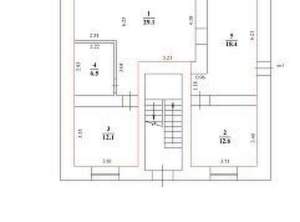 3-к квартира, вторичка, 79м2, 1/3 этаж