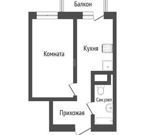 Студия квартира, вторичка, 24м2, 4/18 этаж