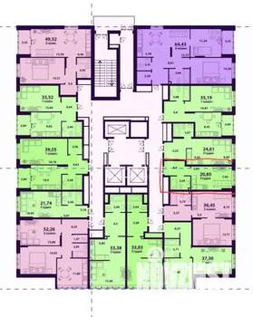 Студия квартира, вторичка, 21м2, 22/24 этаж