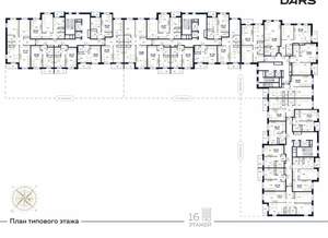 1-к квартира, вторичка, 21м2, 13/16 этаж