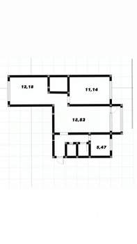 3-к квартира, вторичка, 59м2, 2/5 этаж