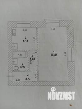 1-к квартира, вторичка, 30м2, 2/4 этаж