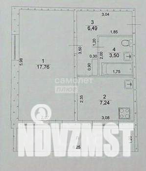 1-к квартира, вторичка, 35м2, 4/10 этаж