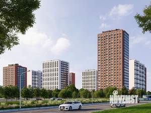 2-к квартира, строящийся дом, 53м2, 13/16 этаж